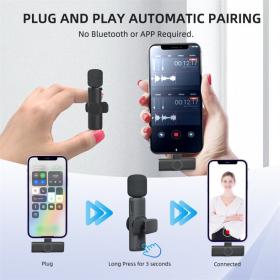 K11 Microphone-cravate sans fil Recording Audio Video Androïd / iPhone